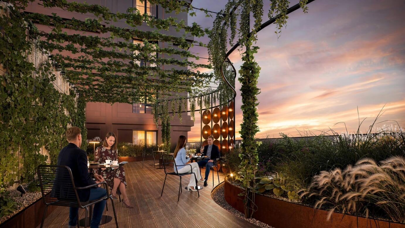 Девелопер уделил большое внимание созданию среды, которая позволит эмоционально перезагрузиться